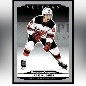 ❤️6/$6❤️ Jack Hughes 2022/23 Parkhurst Silver New Jersey Devils Hockey Card
